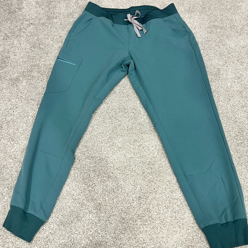 Figs Teal Jogger scrub pants